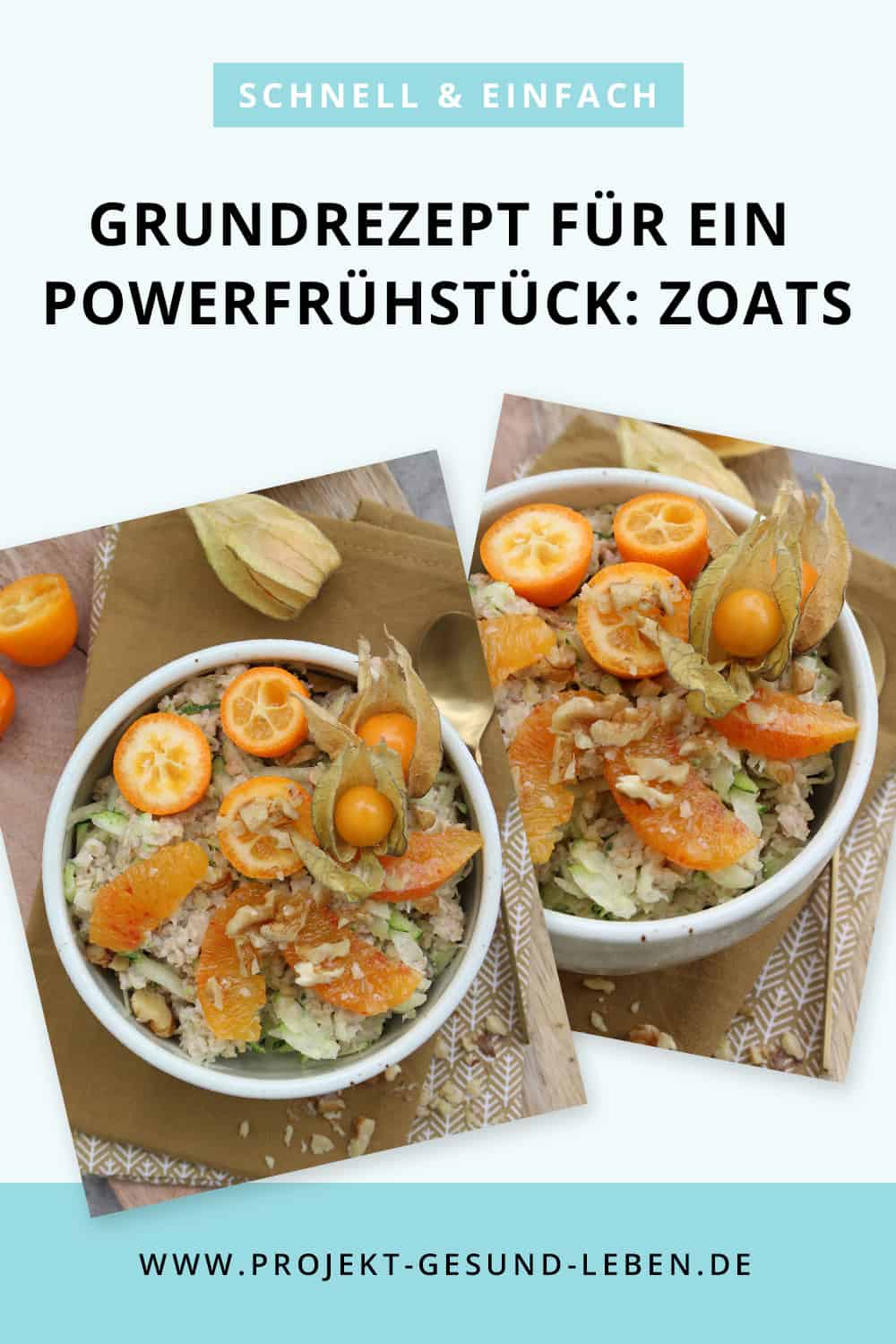 Grundrezept F R Ein Powerfr Hst Ck Zoats Zucchini Porridge Projekt