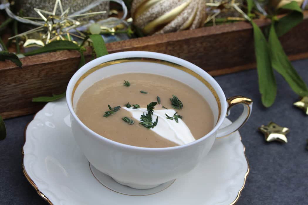 Zuckerfrei | 98 Cremige Maronensuppe mit Birne01 10